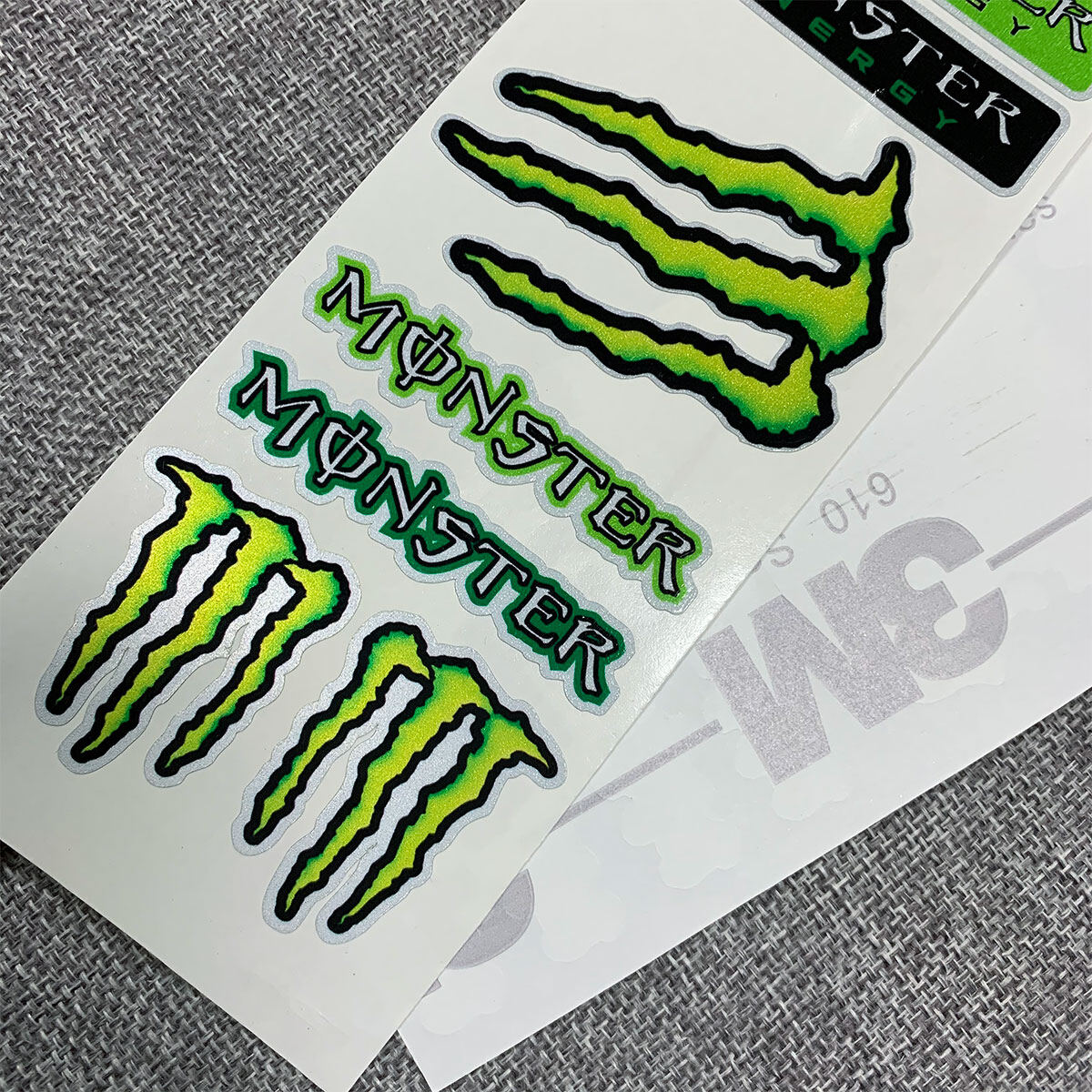 Nhãn Dán Phản Quang Monster Energy 3M, Với Móc Chìa Khóa Dây Đeo Bền Cho Xe Máy Móc Chìa Khóa