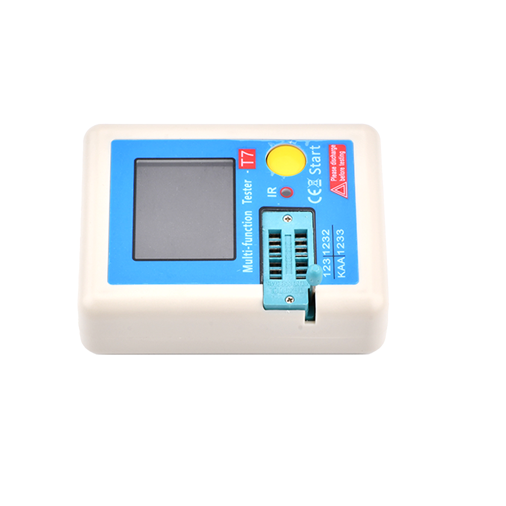 pcbfun Máy Kiểm Tra Bóng Bán Dẫn Mới LCR-T7 Máy Kiểm Tra Điện Dung Bóng Bán Dẫn Diode TFT Máy Kiểm Tra ESR LCR Máy Kiểm Tra Đa Năng NPN PNP MOSFET Máy Đo Đa Năng Màn Hình 160x128 TFT