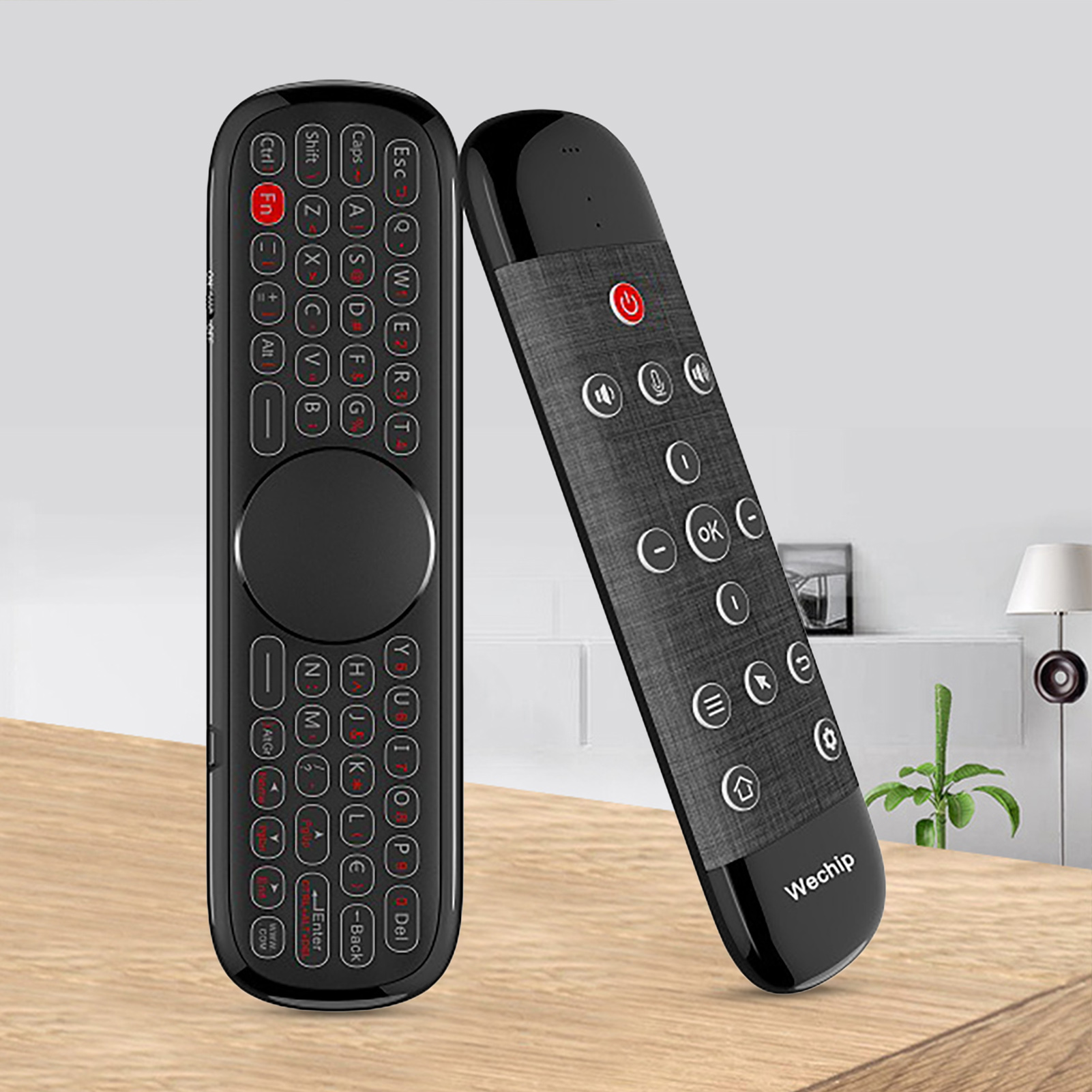 Zhanxing-Bàn Phím Không Dây Wechip W2 Pro Bàn Phím Cảm Ứng Chuột Không Dây ABS Chức Năng 3 Trong 1 2.4G Cho TV Thông Minh Bàn Phím Không Dây 2.4G