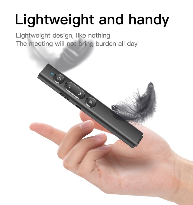 {hot} Presentation Clicker Wireless Presenter Pointer RF 2.4GHz PPT Slide Advancer USB Remote Control Flip Pen Powerpoint For Mac/Win