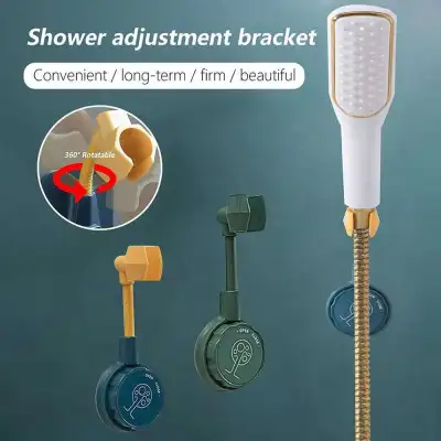 Suction Cup Shower Bracket Wall Mounted Bathroom Bracket Not Fall Off Shower Rail Head Holder