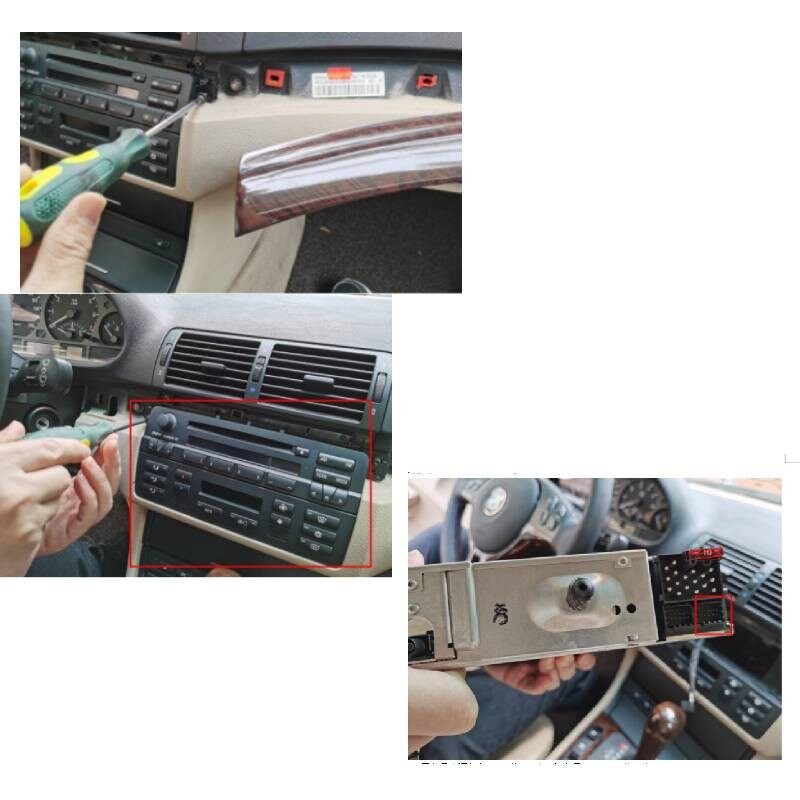 【AUST】 3.5mm Auxiliary Cable For BMW E46 98-06 Accessory AUX Input Mode Useful