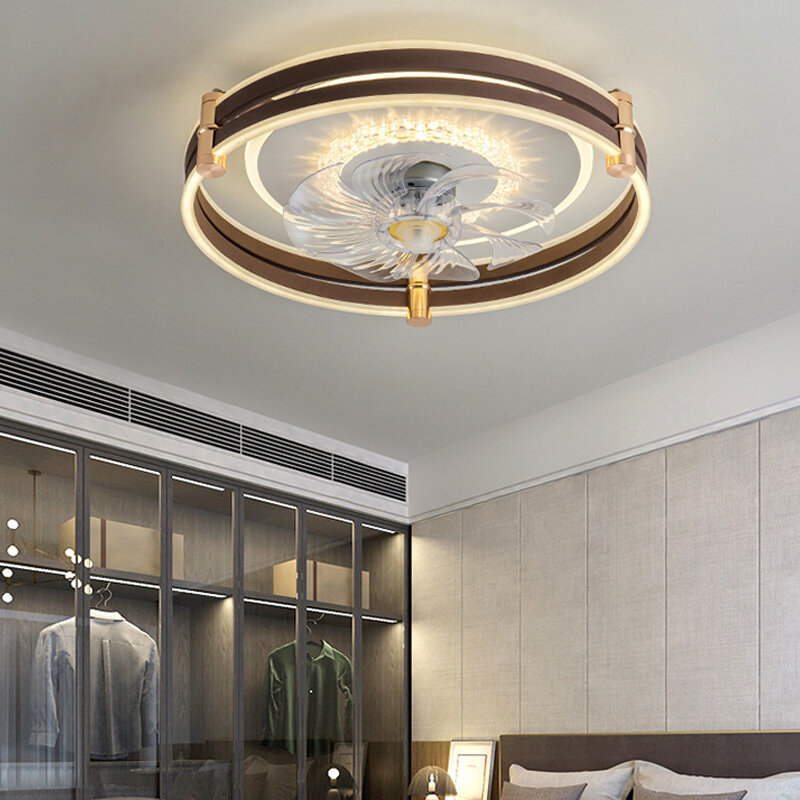 KS Fan Light Ceiling Light LED Light Room Decorative Light Living Room Light Remote Control Dimmable Bedroom Light 220v 50cm