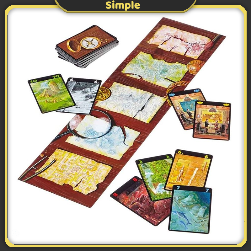 Lost Cities Board Game English Version 2 Players Strategy Game