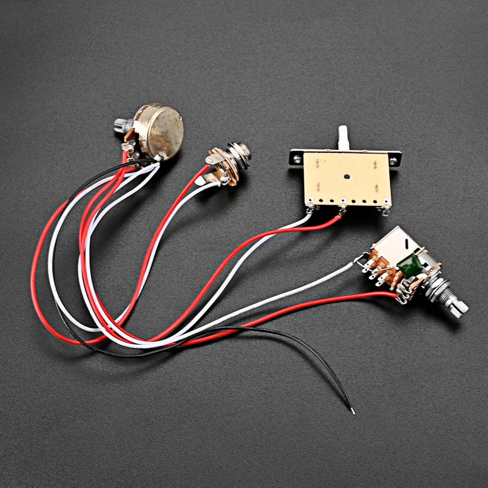 Magic Sound Guitar Push Pull Switch Wiring Harness Potentiometer Prewired for Instrument