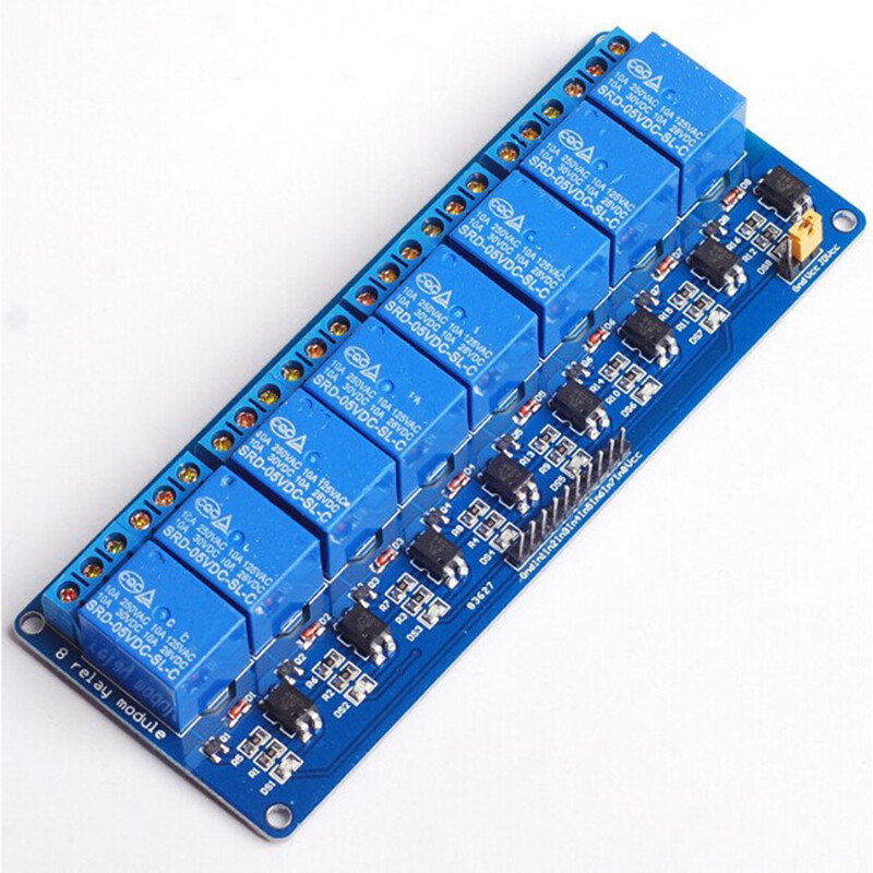 DC 12V 8-channel relay module with photocoupler isolation PLC control relay output Arduino relay module 8 channels
