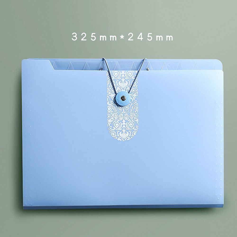 MMLUCK Túi đựng đồ dùng văn phòng 12 ngăn đựng tài liệu A4 sức chứa lớn kèm thẻ nhãn- INTL