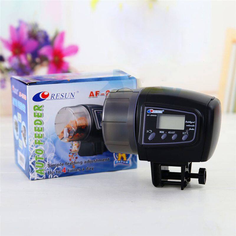 Thiết Bị Cho Ăn Ao Cá Bể Cá Tự Động Điều Chỉnh Được Cho Ăn Tự Động Hẹn Giờ Với Màn Hình LCD