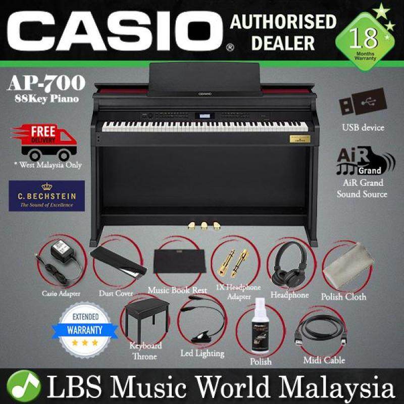 Casio AP-700 88 Key Celviano Digital Piano Black (AP700 AP 700) Malaysia