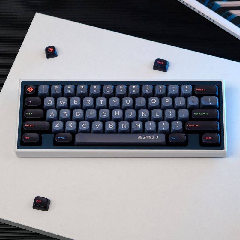 Gmk oblivion keycap black programmer 126 keys moa profile pbt sublimation for cherry mx switch mechanical keyboard rk61/anne pro 2/gk61