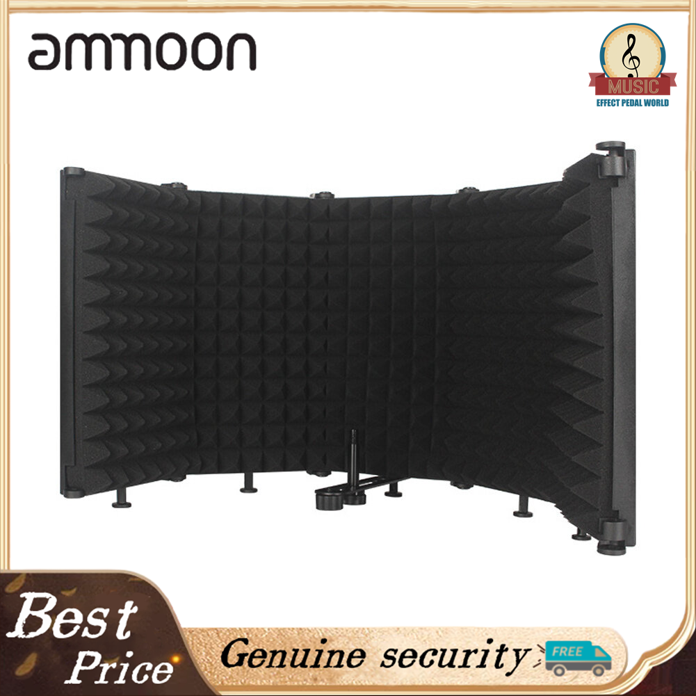 Bảng Ghi Âm Thanh Hấp Thụ Âm Thanh Có Thể Điều Chỉnh Gập Lại, Tấm Chắn Micro Cách Ly Âm Cầm Tay Tấm Chống Âm Thanh
