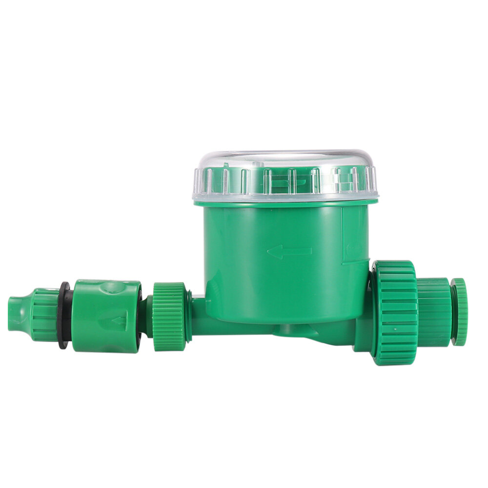 Electronic Automatic Irrigation Controller Watering Control Device LCD Display Automatic Intelligent Electronic Garden Water Timer Rubber Solenoid Valve Irrigation Sprinkler Control Irrigation Timer for Garden Adjustable Mode Spraying Garden Irrigation