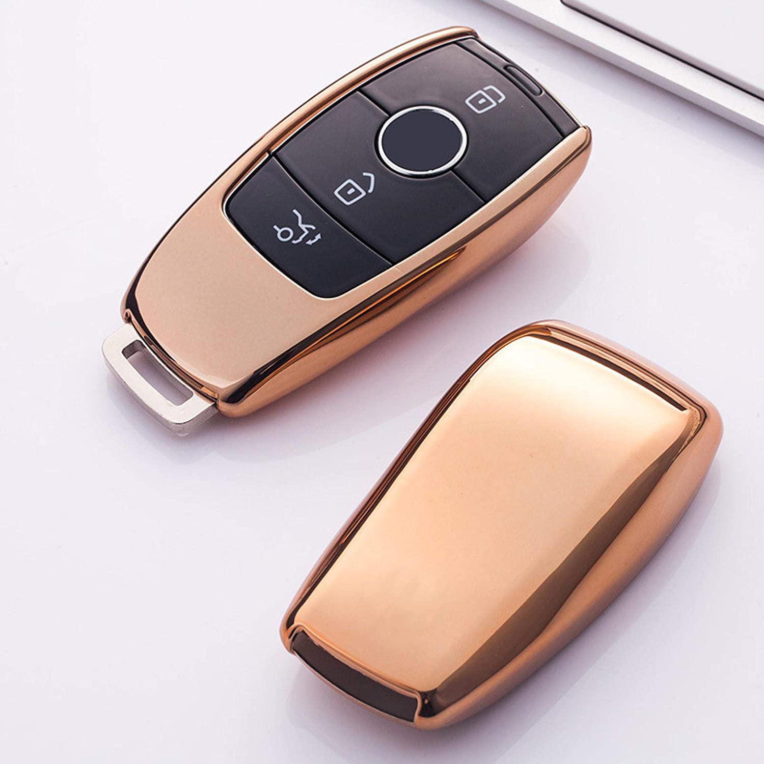 for Car Key Shell,for Car Key Case Cover,for Mercedes Benz 2017 2018 E Serials E300 E200 E220 Maybach S320L S450 S350 E-Black