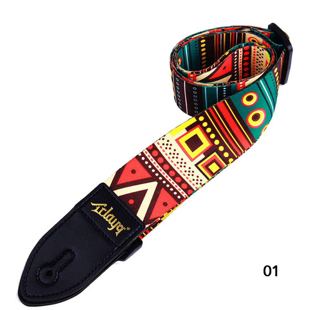 Creative Adjustable Guitar Strap for Electric Bass Guitar 5 Colors Optional