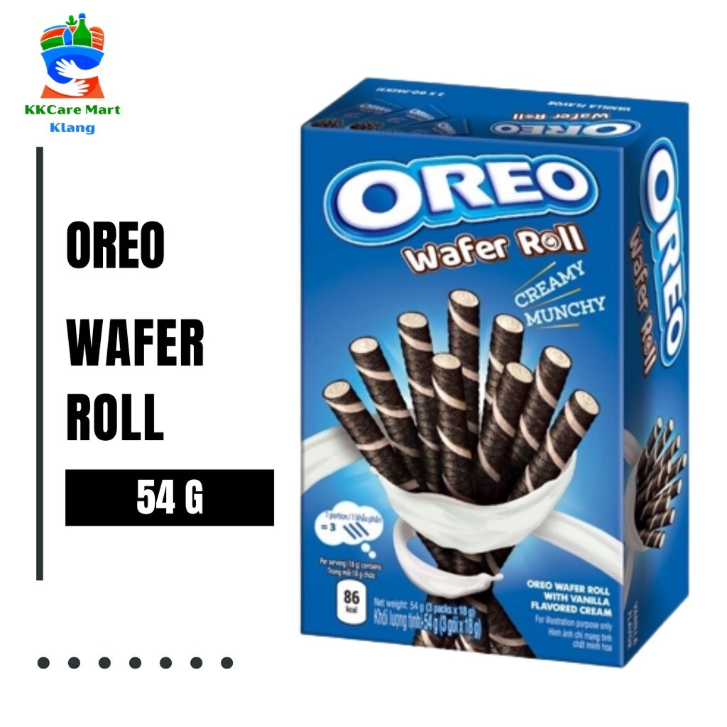 Oreo Waffle Roll Creamy Munchy 54g Lazada