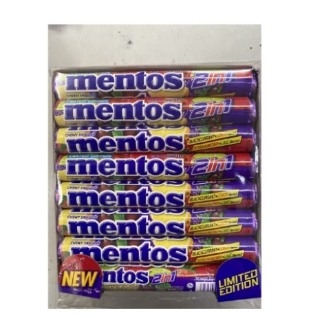 Mentos Chewy Rolls (24 x 37g) - Limited Edition 2 in 1 | Lazada