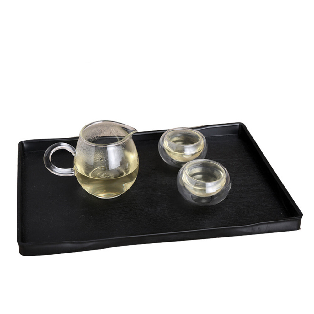 Nhựa Hình Chữ Nhật Melamine Tea Coffee Snack Thực Phẩm Phục Vụ Khay Nhà Hàng Khay