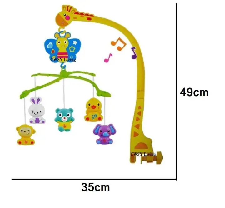 baby cot music toy