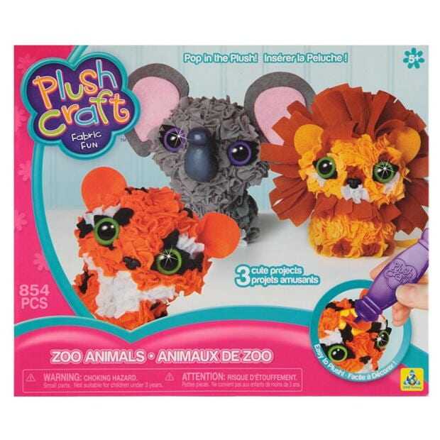 plush craft zoo animals