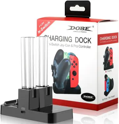 Dobe TNS 879 Joy Con & Pro Controller Charging Dock for Nintendo Switch