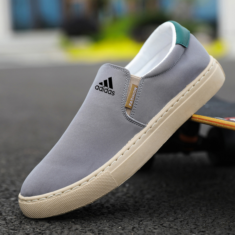 Shoe King 】 Spot men's casual shoes with fabric upper and Lefu low top ...