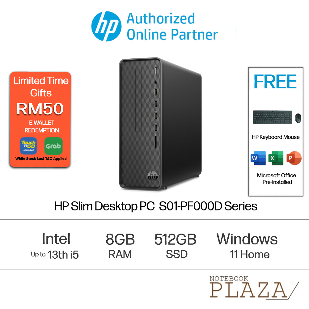 Hp Slim Desktop Pc S Pf D S Pf D Intel Th Gen I I Gb