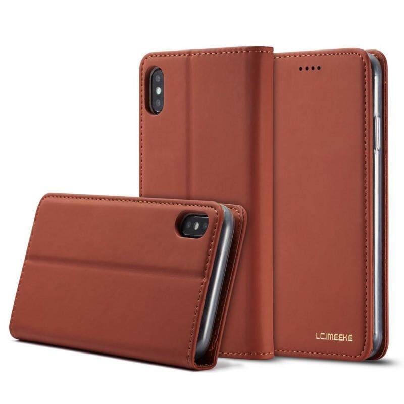 Giá Dành Cho Apple Iphone 5 5s Se 6 6S 7 8 Plus X Xr Xs Max Da Từ Tính Ví Lật Ốp Pu & Tpu Túi Điện Thoại Vỏ Có Khe Đựng Thẻ Đứng