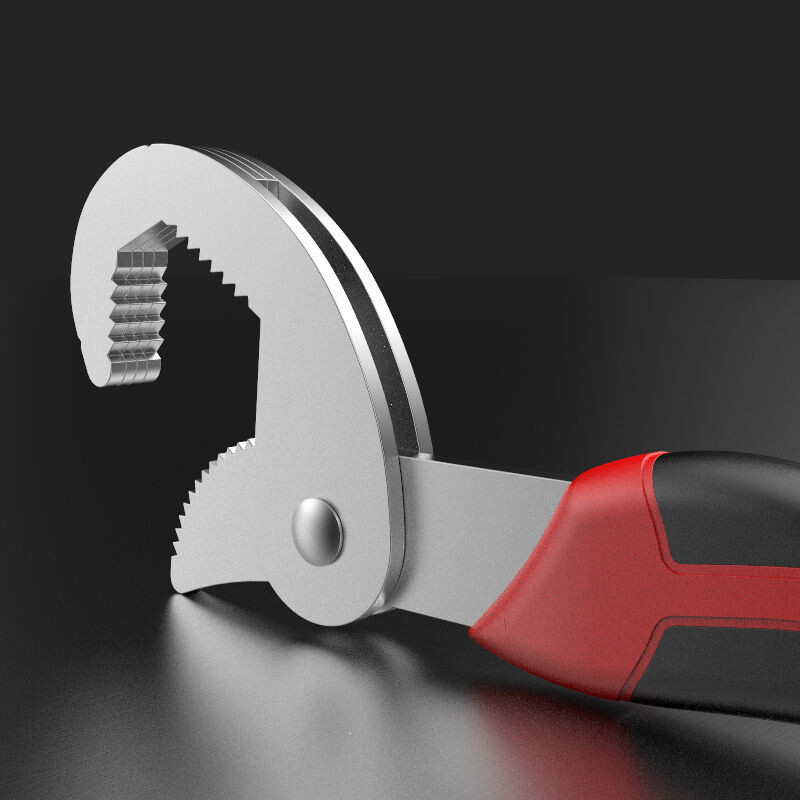 Universal wrench tool movable mouth universal opening wrench multifunctional fast automatic movable wrench