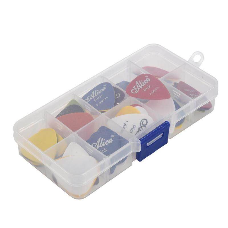 (LOCAL STOCK) Original Alice Acoustic Electric Guitar Picks Plectrum 30PCS with Storage Box - Muti Size Pick Malaysia