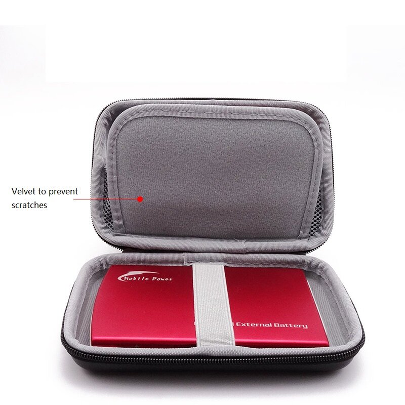 BlueWow Túi Đựng Tai Nghe Chơi Game Màu Đen Túi Đựng Đồ Hình Vuông Hộp Đựng Tai Nghe Bluetooth S07 Túi Bảo Vệ Túi Du Lịch Hộp Đựng Tai Nghe