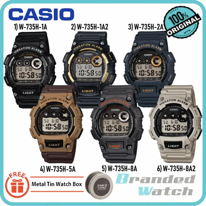 casio w 735 h