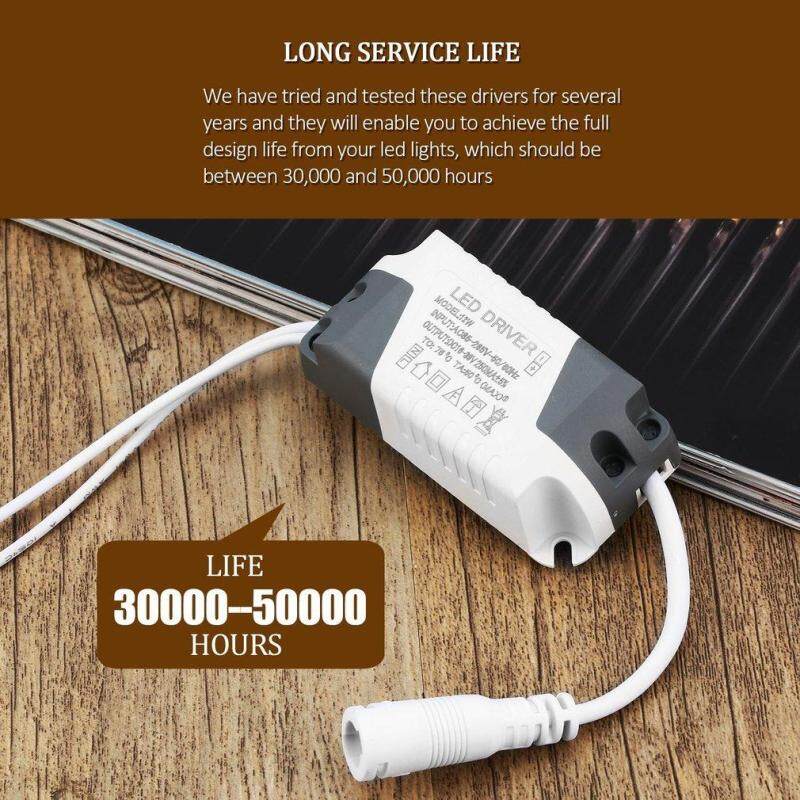 HMENT Non-Dimmable LED L*ght Lamp Driver Transformer p*wer Supply 6W Assure Strip L*ght p*wer External DC Connector Driver