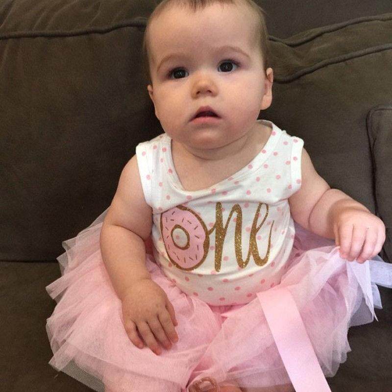 1st 2nd 3rd Birthday Dress Toddler Baby Girl Princess Tutu Dresses Party Outfits