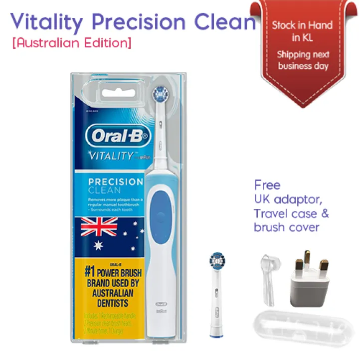 vitality precision clean electric toothbrush