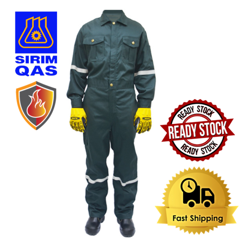 【Ready Stock Malaysia】 VULCAN Safety Fire Flame Resistant Retardant Coverall Clothing Overall