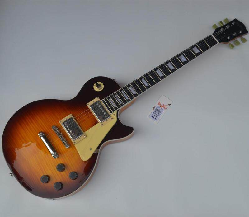 New Sunburst Electric Guitar,Ebony Fingerboard Mahogany Body 3430 Malaysia