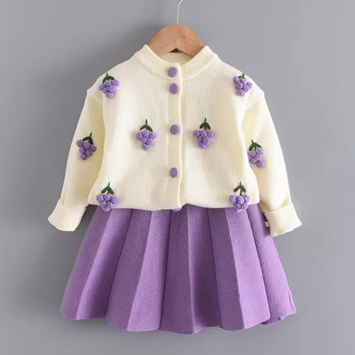 girls floral cardigan