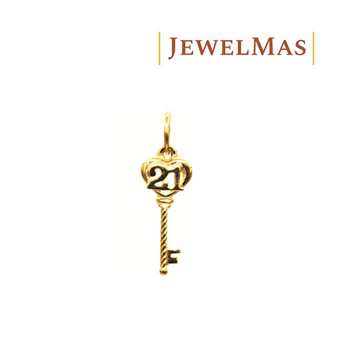 916 Gold Pendant 21st Birthday Key Loket Emas Lazada Lazada