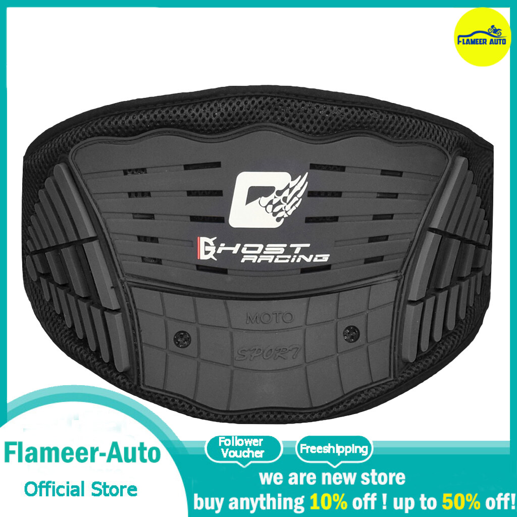 Flameer Motorcycle Motocross Kidney Beltรองรับหลังส่วนล่างสำหรับการเล่นสกี