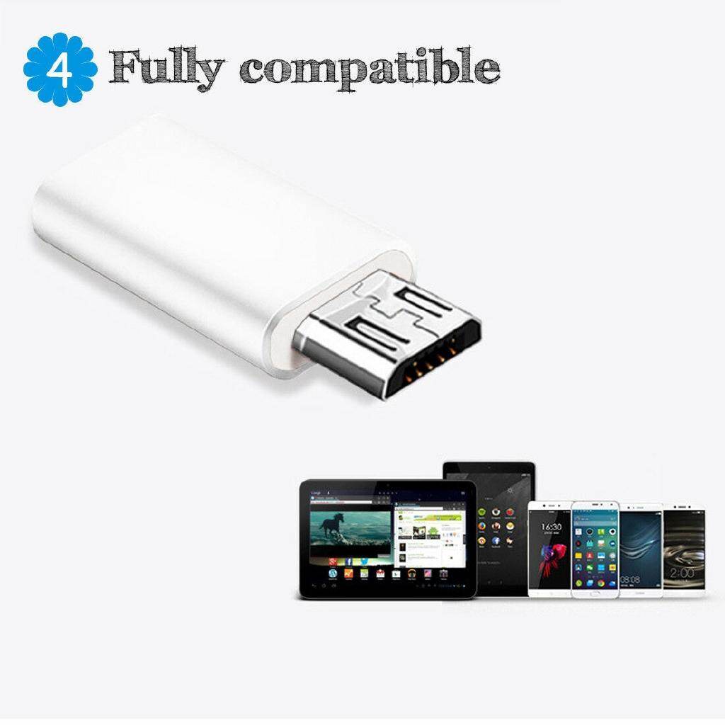 [Songful] 2 cái Micro USB 2.0 giắc Nam để USB 3.1 Loại C Bộ chuyển đổi dữ liệu