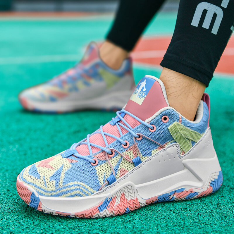 Men Basketball Shoes High Quality Sneakers for Boys Basket Shoes High