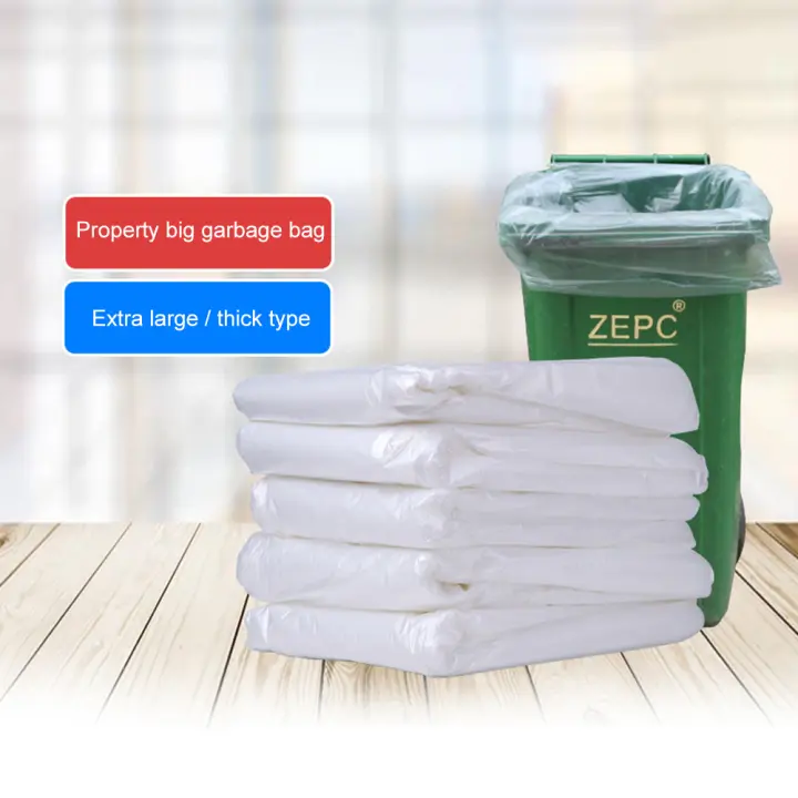 extra large clear garbage bags