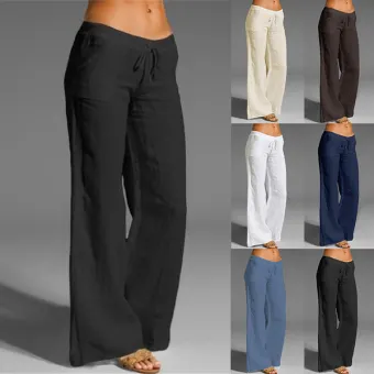 women's plus size linen pants