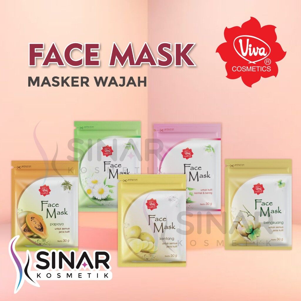 Viva Face Mask 30 gr (SACHET) Lazada Indonesia