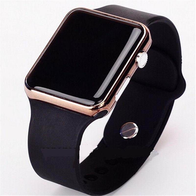 Efashion Mall Wrist Watch Digital Watch Simple Electronic Leather Band Clock Gifts Malaysia