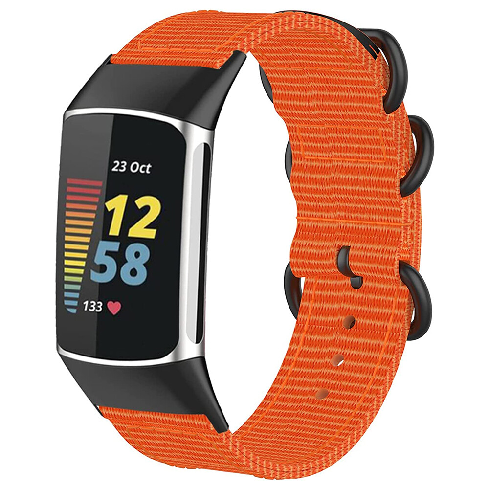 Bands Compatible with Fitbit Charge 5/Charge 6, Soft Woven Nylon Sports Replacement Strap Compatible with Fitbit Charge 5 Accessory Bracelet