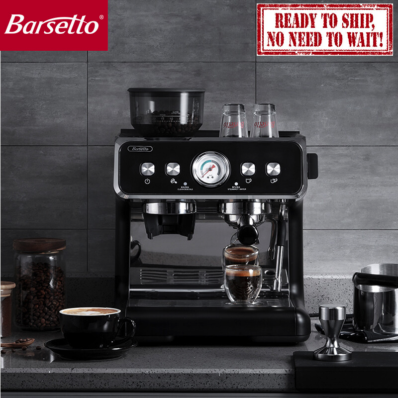 Barsetto (1 Year Warranty) BAE02 Dual Boiler Espresso Machine