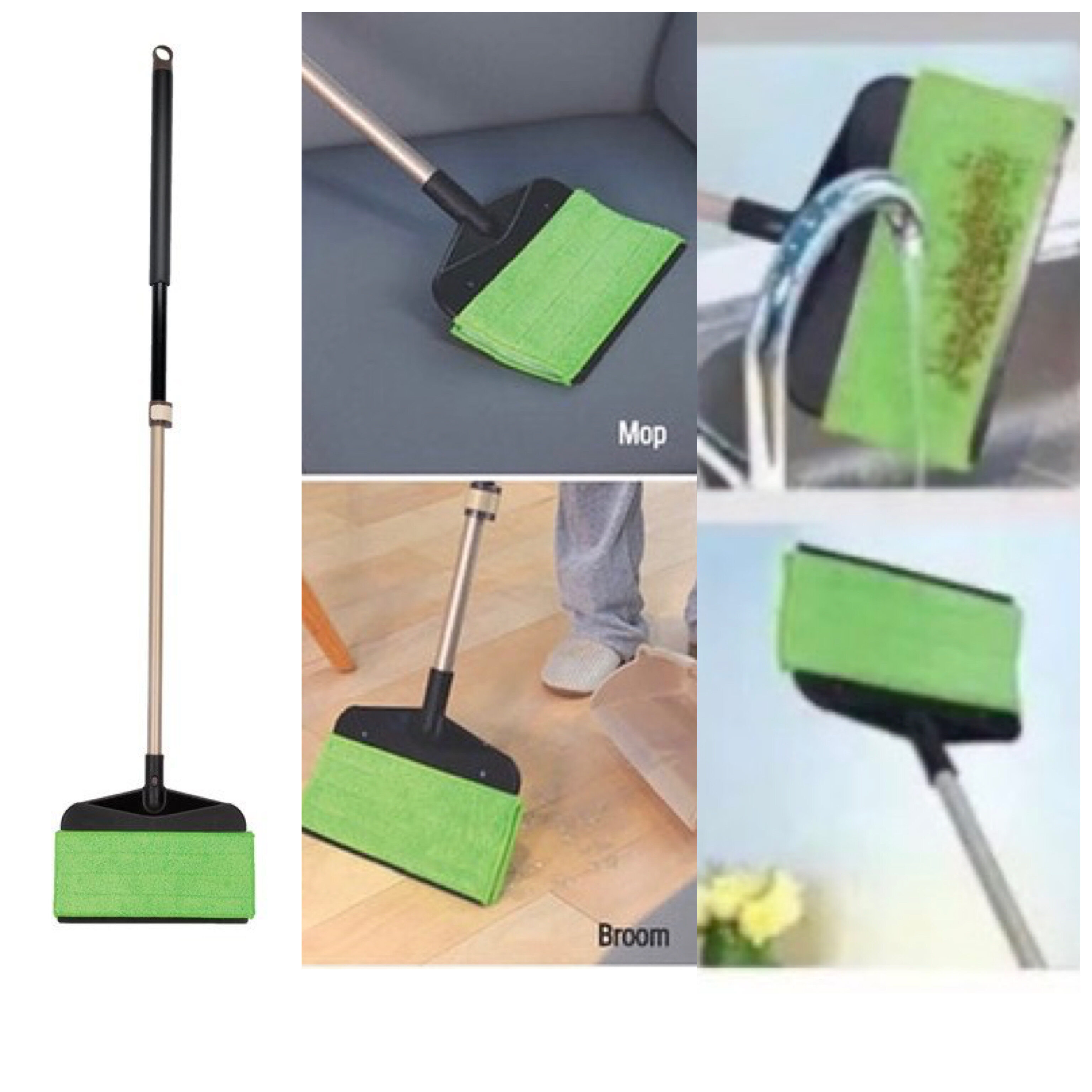 Multi Function Eazy Sweeper Cosway Mop Broom Penyapu Duster Multi