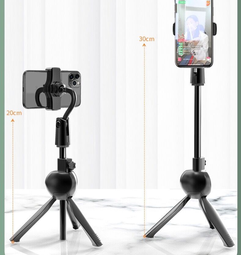 Multifunctional Portable 360-degree Rotating Extendable Tripod Mobile Phone Holder Home Desktop Live Broadcast Camera Cellphone Stand