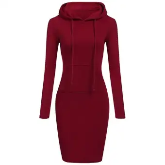 bodycon hoodie dress